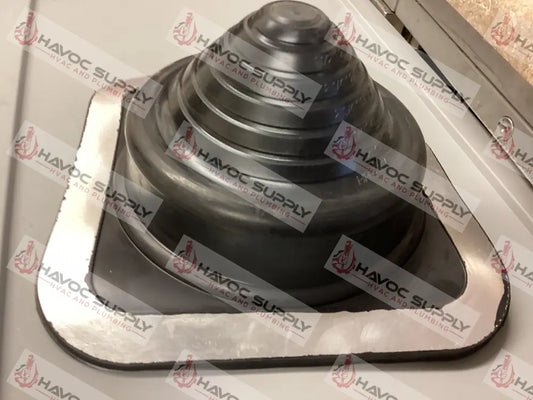 DFE103B - EPDM FLASHING #3 SQUARE - 1/4" - 5" DIAMETER - HAVOC SUPPLY, LLC