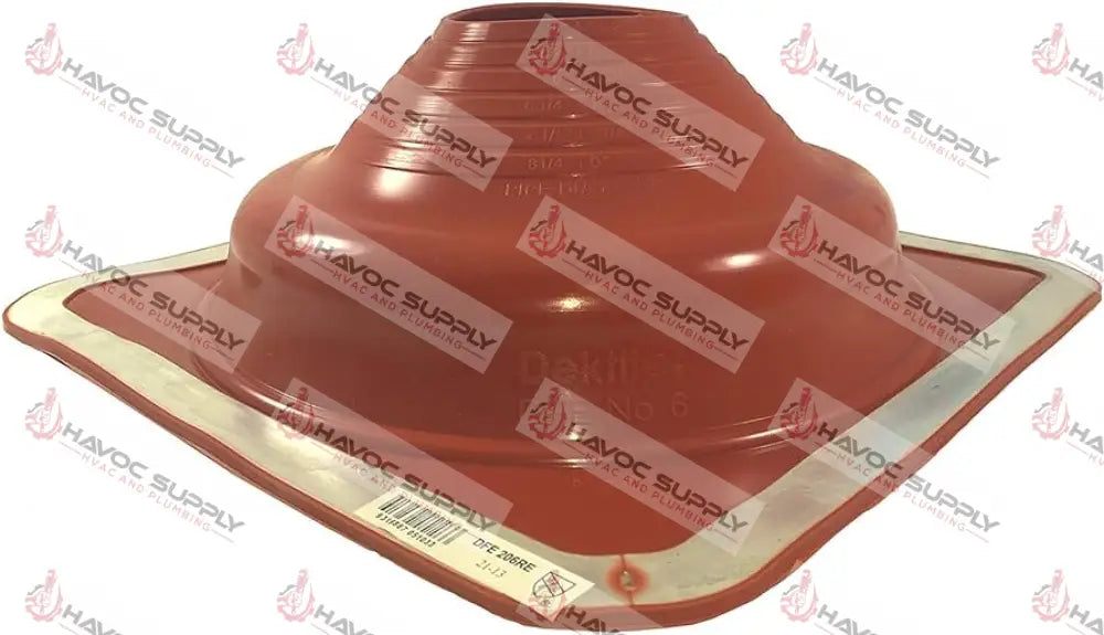 DFE208RE - SILICONE HIGH TEMPERATURE FLASHING #8 SQUARE - 6-3/4" - 14" DIAMETER - HAVOC SUPPLY, LLC