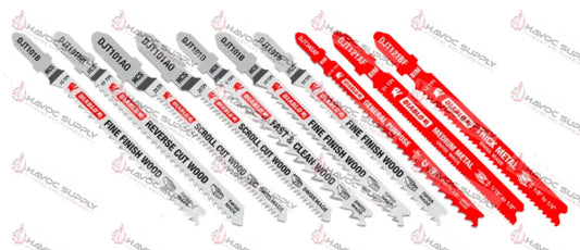 DJT10S - DIABLO 10PC JIG SAW ASSORTMENT SET - HAVOC SUPPLY, LLC