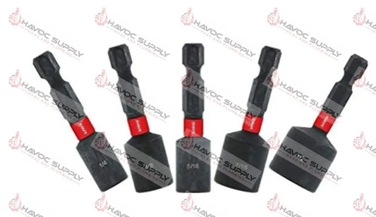 DNTSSS5 - DIABLO 5PC MAGNETIC NUT SETTER SET - HAVOC SUPPLY, LLC