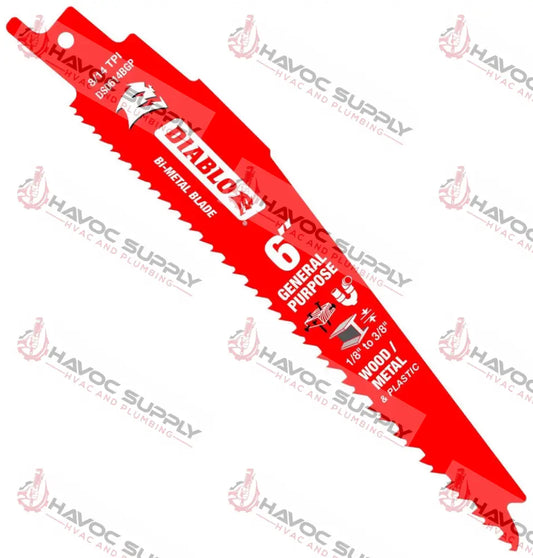 DS0614BGP5 - DEMO DEMON 6" 8-14TPI 5PK - HAVOC SUPPLY, LLC