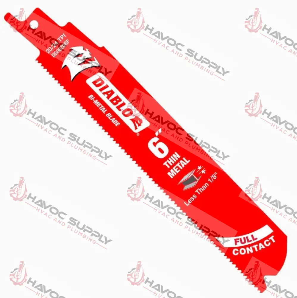 DS0620BF5 - DIABLO STEEL BI-METAL 6" 20/24TPI - HAVOC SUPPLY, LLC