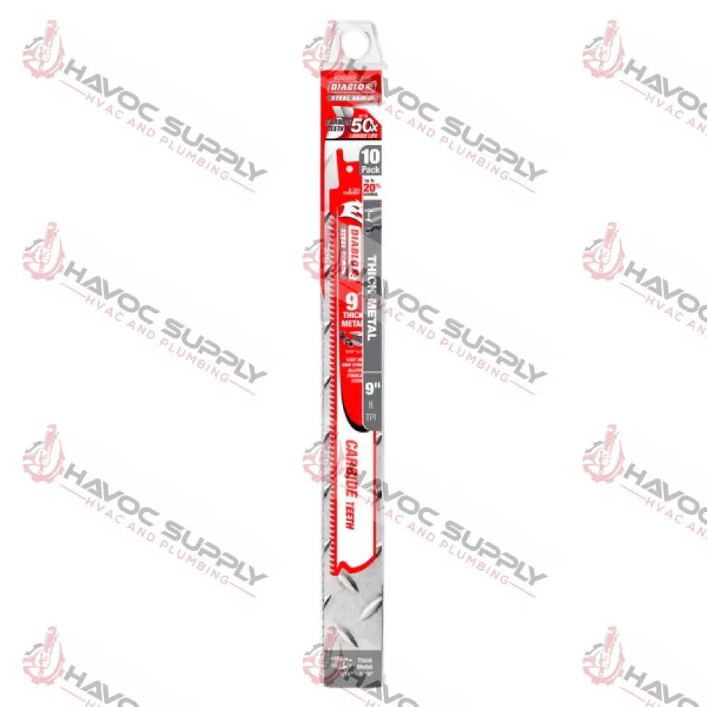 DS0908CF10 - DIABLO 9" CARBIDE THICK METAL 10PK - HAVOC SUPPLY, LLC
