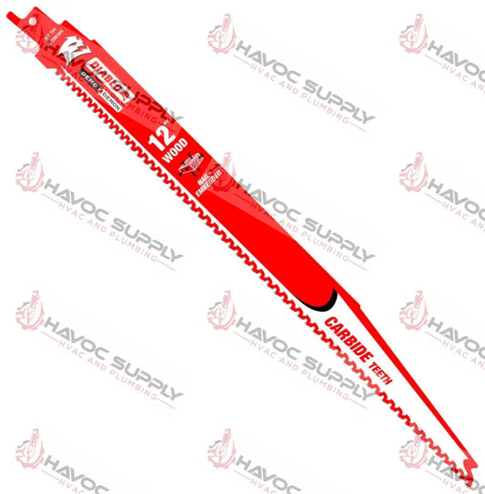 DS1206CWS3 - DIABLO CARBIDE NAIL EMBEDDED 12" 6TPI 3PK - HAVOC SUPPLY, LLC