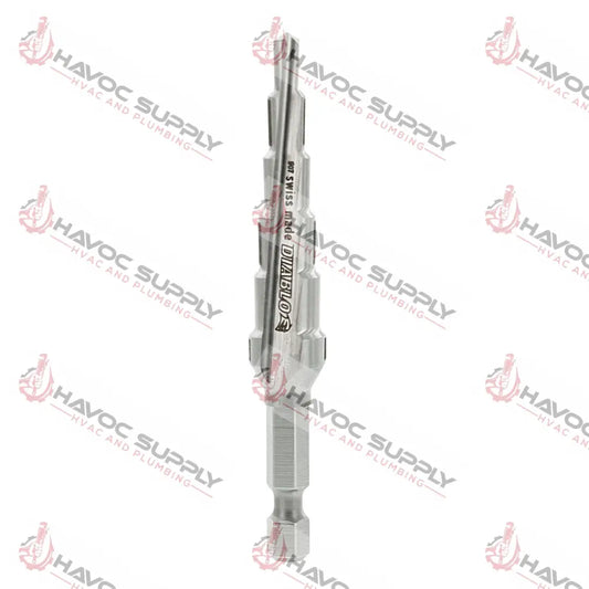 DSD0500S06 - DIABLO 1/2" STEP BIT 6 STEP - HAVOC SUPPLY, LLC