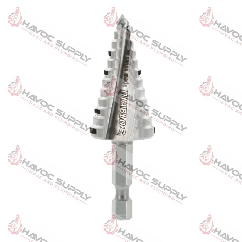 DSD0875S12 - DIABLO 7/8" STEP BIT 12 STEP - HAVOC SUPPLY, LLC