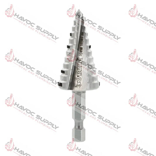 DSD0875S12 - DIABLO 7/8" STEP BIT 12 STEP - HAVOC SUPPLY, LLC