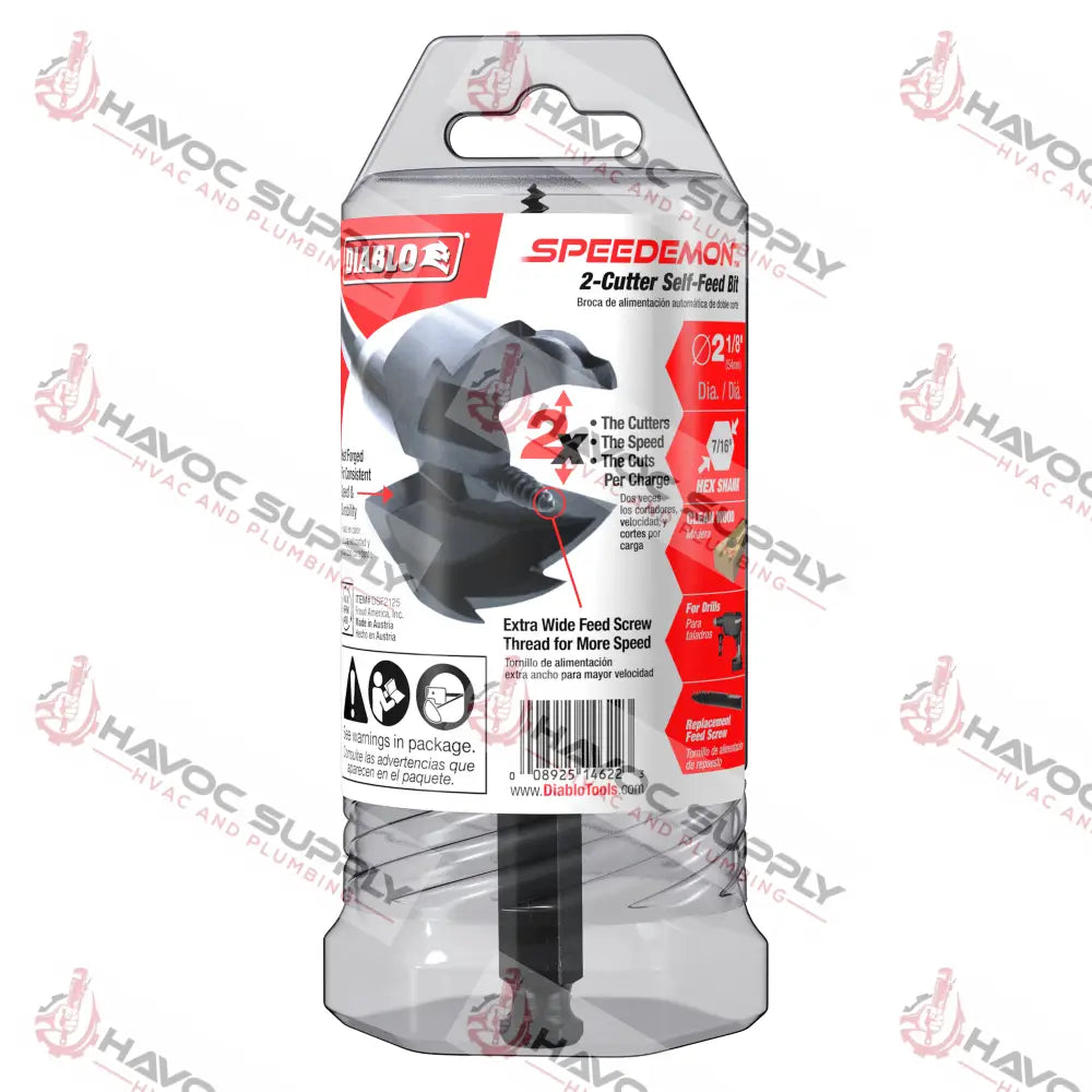 DSF2125 - DIABLO 2-1/8" SELF FEED BIT - HAVOC SUPPLY, LLC
