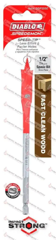 DSP2050 - DIABLO SPADE BIT 1/2 X 6 - HAVOC SUPPLY, LLC