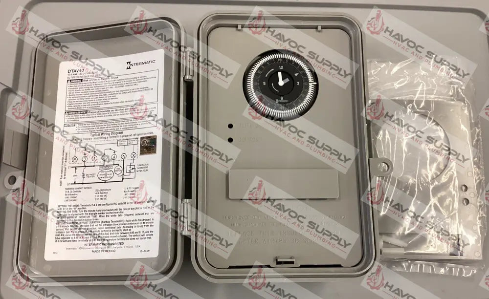 DTAV40 - DIGITAL DEFROST TIMER 120/240V - HAVOC SUPPLY, LLC