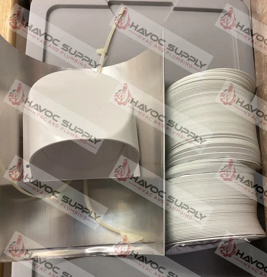 DV4 WIDE MOUTH - DRYER VENT KIT WHITE - HAVOC SUPPLY, LLC