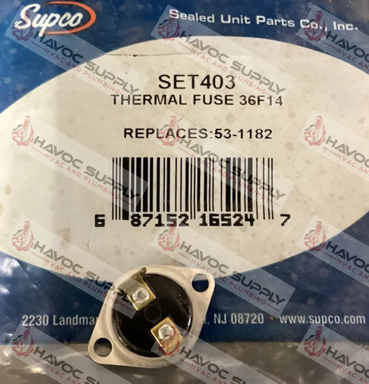 ET403 - SMALL FLANGE THERMAL FUSE - HAVOC SUPPLY, LLC