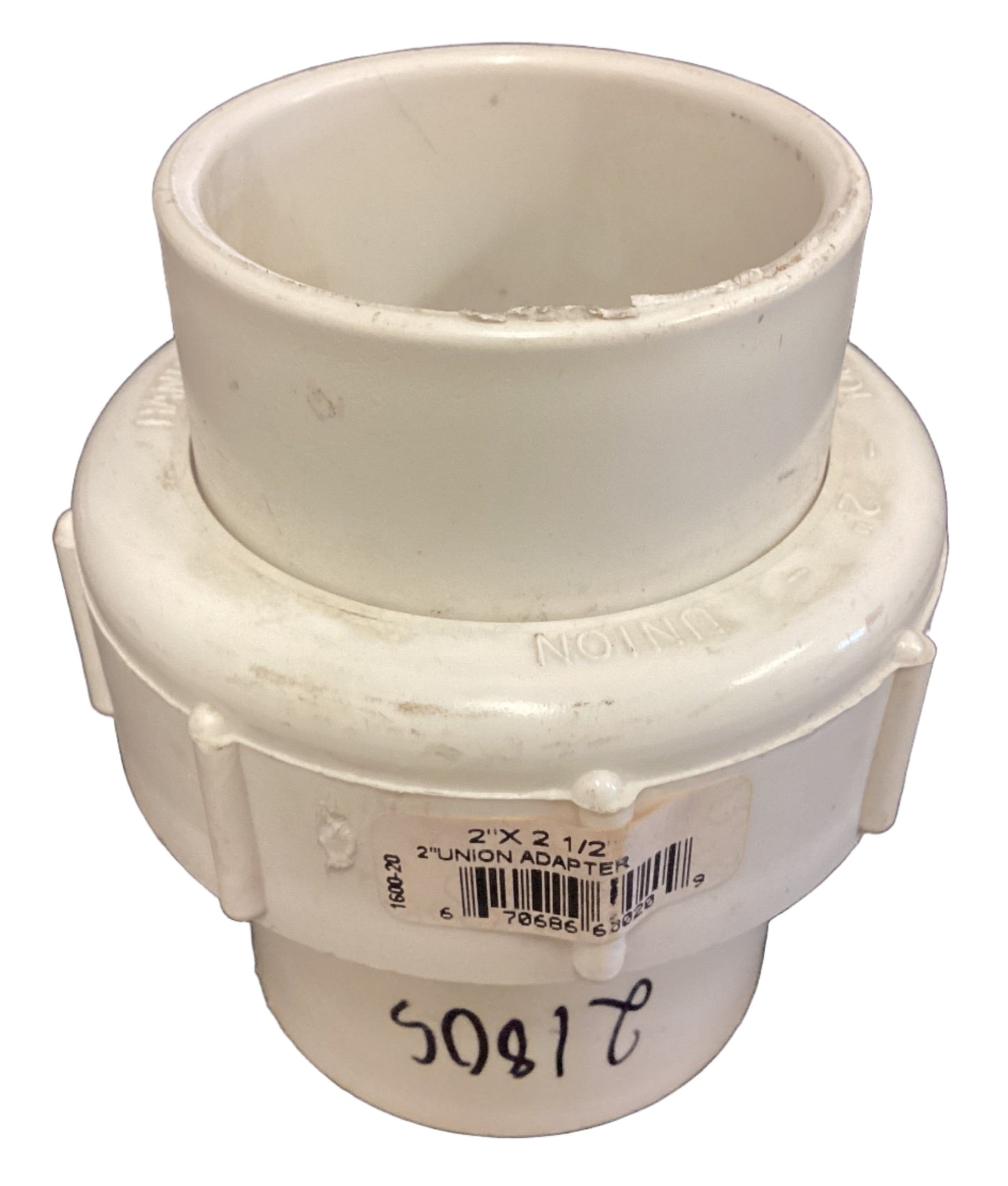 212X2PVCU - 2-1/2" X 2" PVC SCH40 UNION - SO