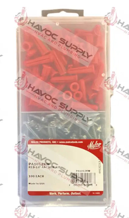 PA10-12KW - 1/4" HEX HEAD SCREW ANCHOR SET - HAVOC SUPPLY, LLC