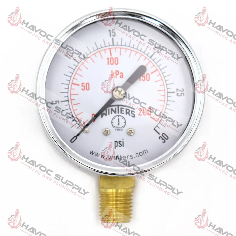 PEM212 - 0-30 PSI GAUGE - HAVOC SUPPLY, LLC