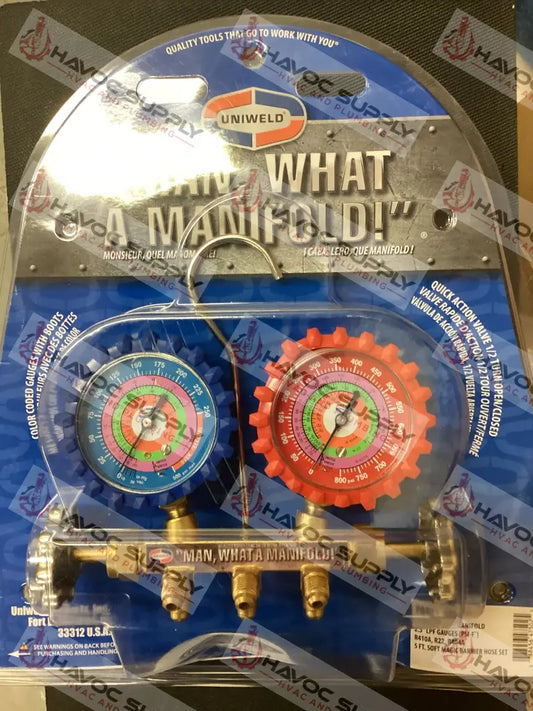 QS4L5H - UNIWELD MANIFOLD R22/R404/R410 - HAVOC SUPPLY, LLC