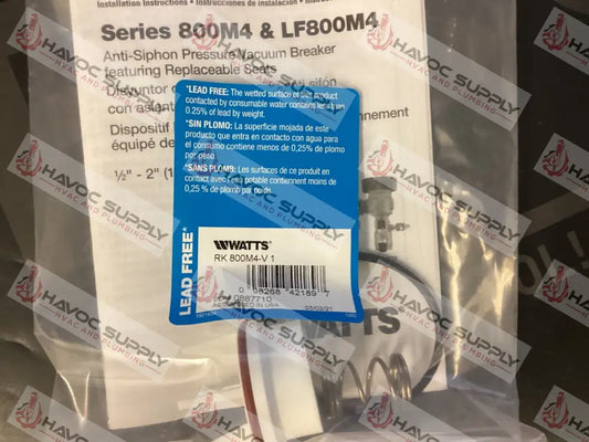 RK800M4V - WATTS 1" VACUUM BREAKER VENT REPAIR KIT - HAVOC SUPPLY, LLC