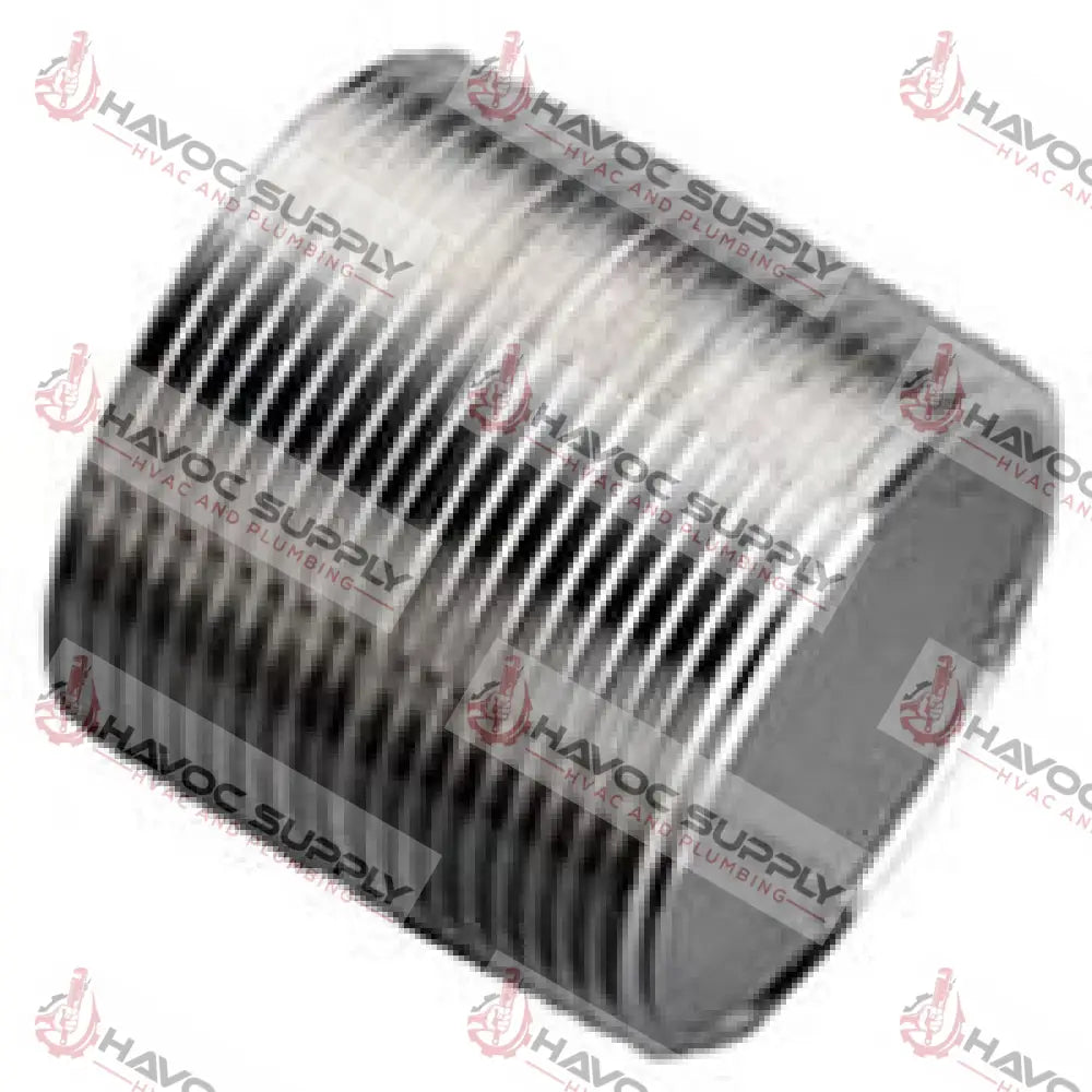 S12NC - 1/2" X CLOSE 304L STAINLESS STEEL PIPE NIPPLE - HAVOC SUPPLY, LLC
