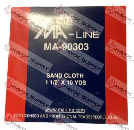 SC10 MA-90303 - SANDING CLOTH 1-1/2" X 30FT - HAVOC SUPPLY, LLC