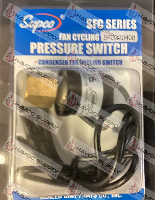SFC300400 - HIGH PRESSURE SWITCH - OPEN@300PSI CLOSE@400PSI - HAVOC SUPPLY, LLC