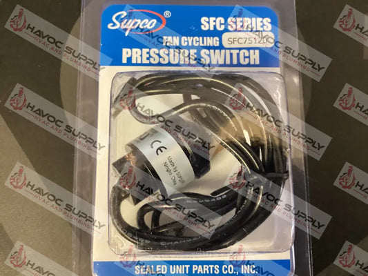 SFC75120 - LOW PRESSURE SWITCH - OPEN@75PSI CLOSE@120PSI - HAVOC SUPPLY, LLC