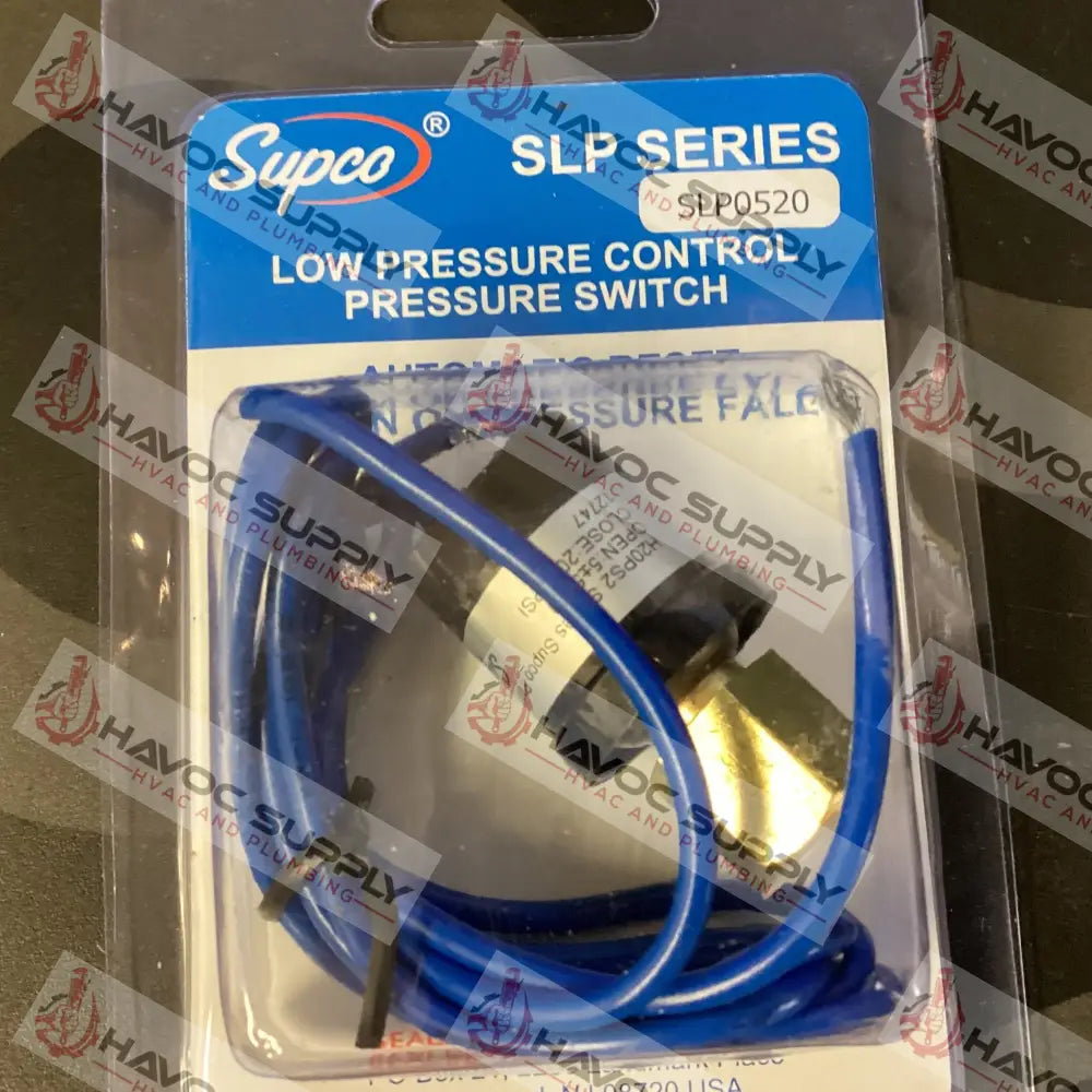 SLP0520 - SUPCO LOW PRESSURE SWITCH OPEN@5PSI CLOSE@20PSI - HAVOC SUPPLY, LLC