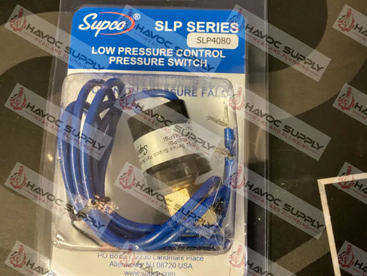 SLP4080 - SUPCO LOW PRESSURE SWITCH OPEN@40PSI CLOSE@80PSI - HAVOC SUPPLY, LLC