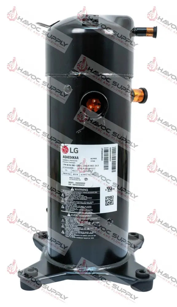 SQA032KAZ - LG SCROLL COMPRESSOR R22 / R407C - SPECIAL ORDER ITEM COMPETITIVE ITEMS