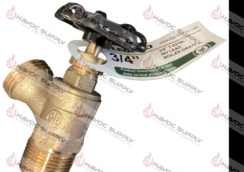 T-521NL - 3/4" BOILER DRAIN MIP - HAVOC SUPPLY, LLC