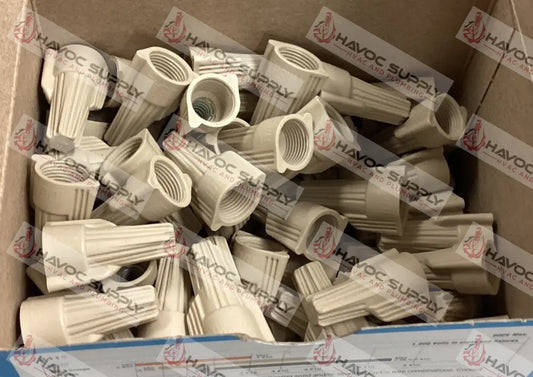 TAN WIRE NUT - 100/BOX - HAVOC SUPPLY, LLC