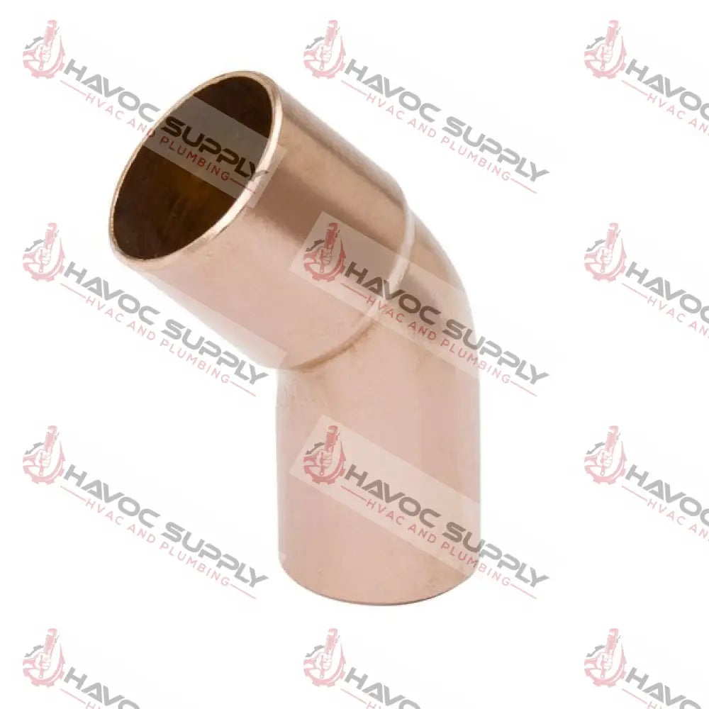 W3334 - 7/8" COPPER 45 DEGREE STREET ELBOW - HAVOC SUPPLY, LLC