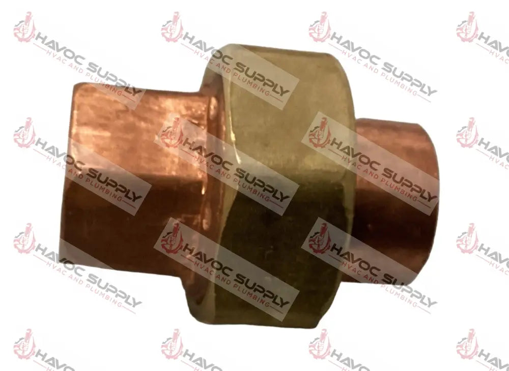 WC12UNION - 1/2" WATER COPPER UNION - HAVOC SUPPLY, LLC