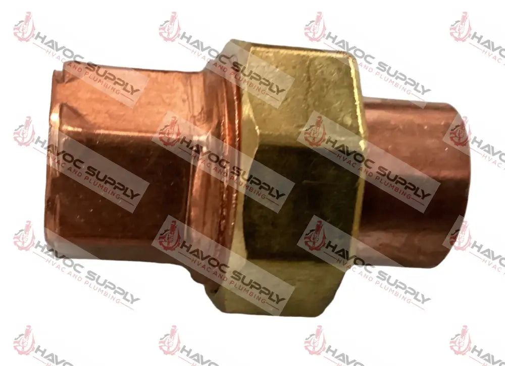 WC34UNION - 3/4" WATER COPPER UNION - HAVOC SUPPLY, LLC