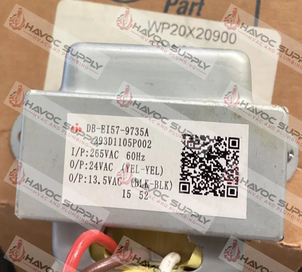 WP20X20900 - ZONELINE TRANSFORMER FOR GE PTAC - NR - HAVOC SUPPLY, LLC