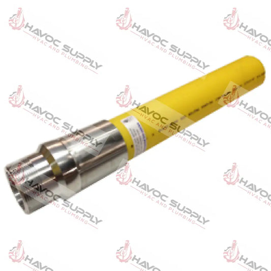 1/2" CTS GAS POLY MDPE x 1/2" MPT TRANSITION - ZINC PLATED - HAVOC SUPPLY, LLC