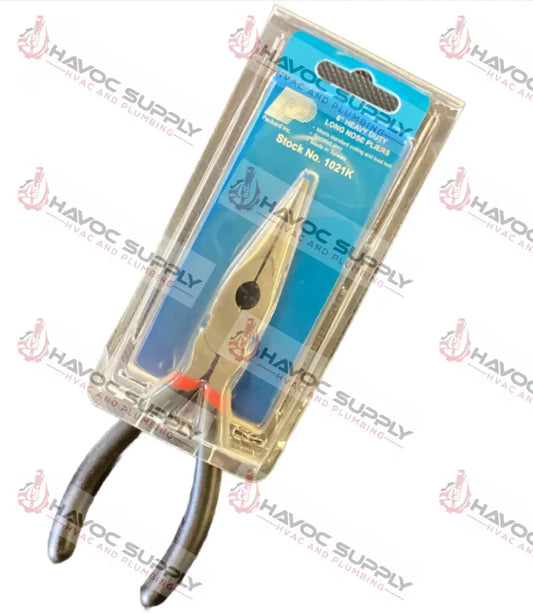 1021K- 6" NEEDLE NOSE PLIER - HAVOC SUPPLY, LLC