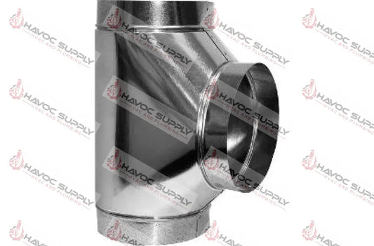 1060268 - 8" SINGLE WALL SHEETMETAL TEE - HAVOC SUPPLY, LLC