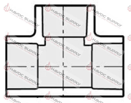 10PVCT - 10’’ PVC TEE SCH40 SXS - SPECIAL ORDER ITEM PVC FITTINGS