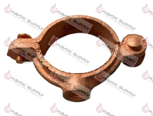 112CSC - 1-1/2" COPPER HINGED SPLIT CLAMP - HAVOC SUPPLY, LLC