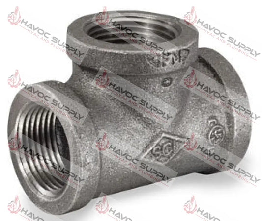 112T - 1-1/2" BLACK PIPE TEE - HAVOC SUPPLY, LLC
