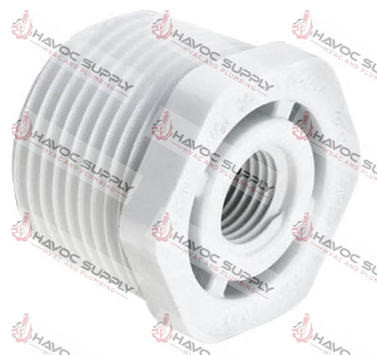 112X114PVCBUSH TXT - 1-1/2" X 1-1/4" PVC SCH40 BUSHING MIPXFIP - HAVOC SUPPLY, LLC