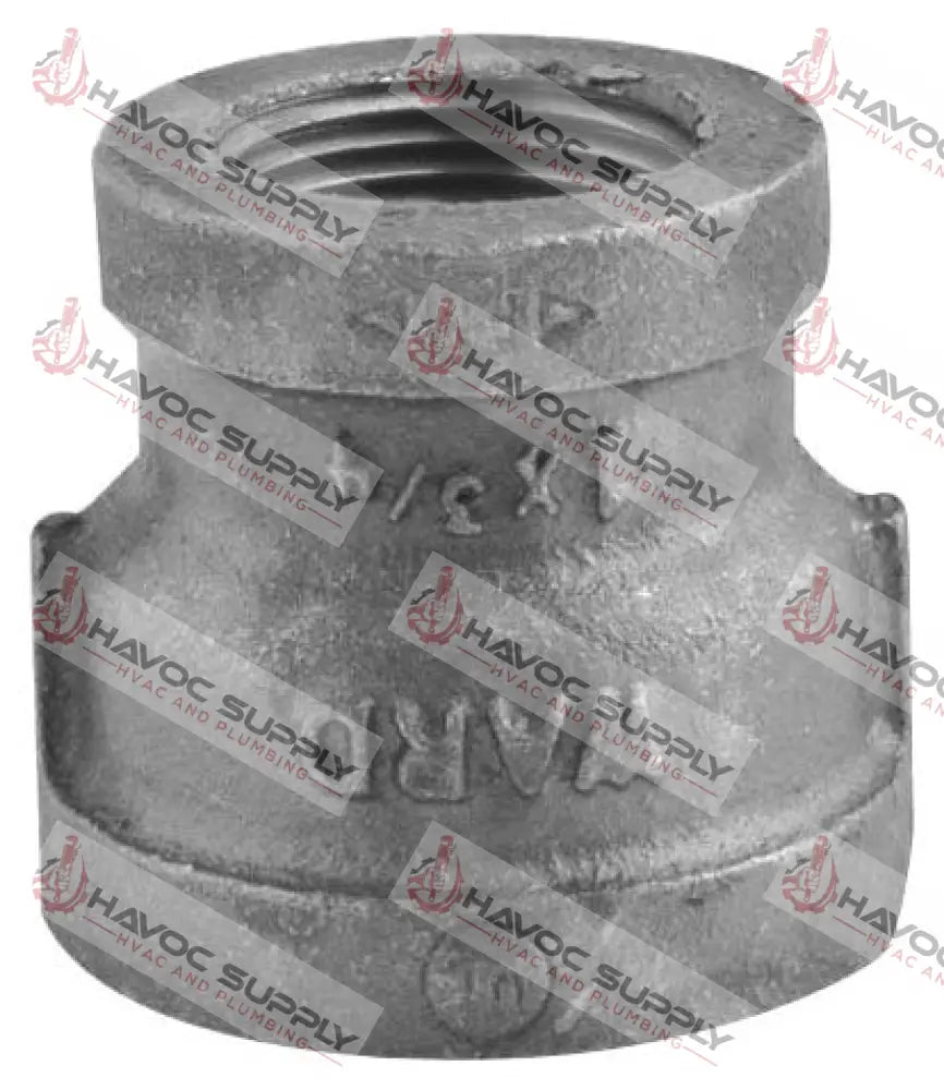 112X1RCO - 1-1/2" X 1" BLACK PIPE REDUCING COUPLING - HAVOC SUPPLY, LLC