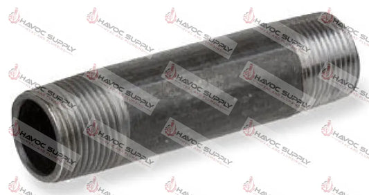 114N10 - 1-1/4" X 10" SCH40 BLACK PIPE NIPPLE - HAVOC SUPPLY, LLC