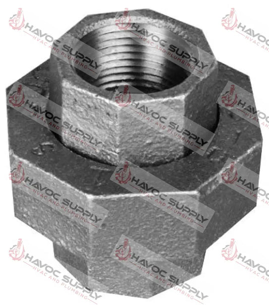114U - 1-1/4" BLACK PIPE UNION - HAVOC SUPPLY, LLC
