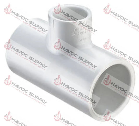 114X114X12PVCT SXSXS - 1-1/4" X 1-1/4" X 1/2" PVC SCH40 TEE SLIPXSLIPXSLIP - SO - HAVOC SUPPLY, LLC