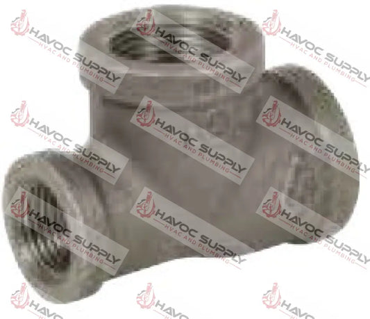 114X1X114T - 1-1/4" X 1" X 1-1/4" BLACK PIPE REDUCING TEE - HAVOC SUPPLY, LLC
