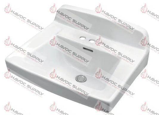 12-654 - GERBER WHITE WALL HUNG LAVATORY SINK - HAVOC SUPPLY, LLC