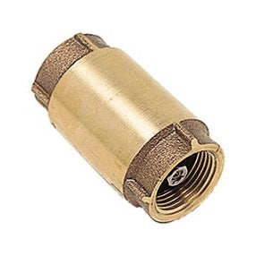 1-1/2" BRASS SPRING CHECK VALVE