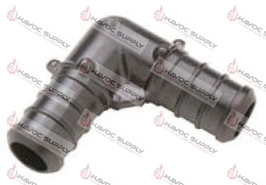 12CRIMPL90 - 1/2" CRIMP PEX 90 DEGREE PLASTIC ELBOW - HAVOC SUPPLY, LLC