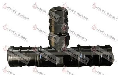 12CRIMPT - 1/2" CRIMP PEX PLASTIC TEE - HAVOC SUPPLY, LLC
